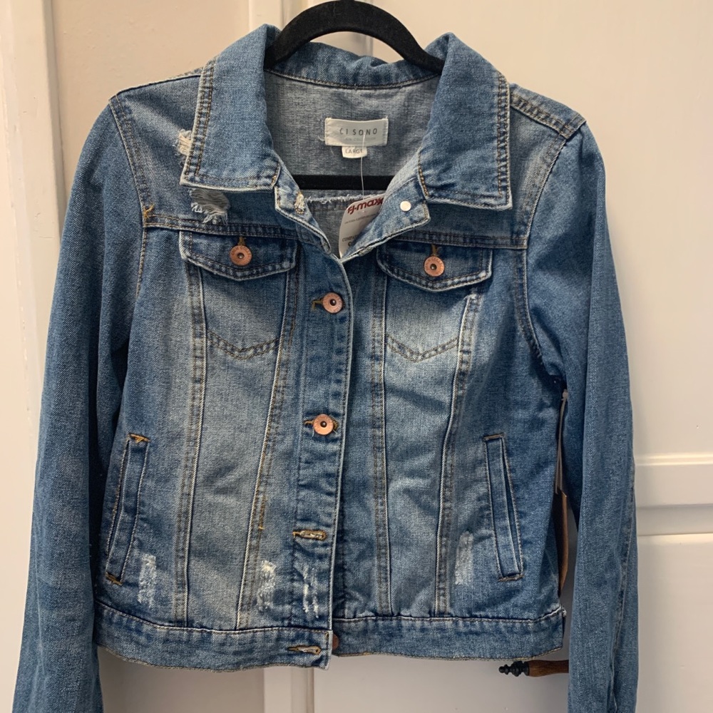 Cisono Jean Jacket NWT Large